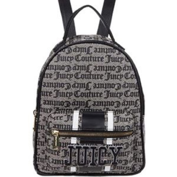 Juicy Couture Charmed City Gray Backpack NWT 10” x 8” x 3” - Picture 2 of 4